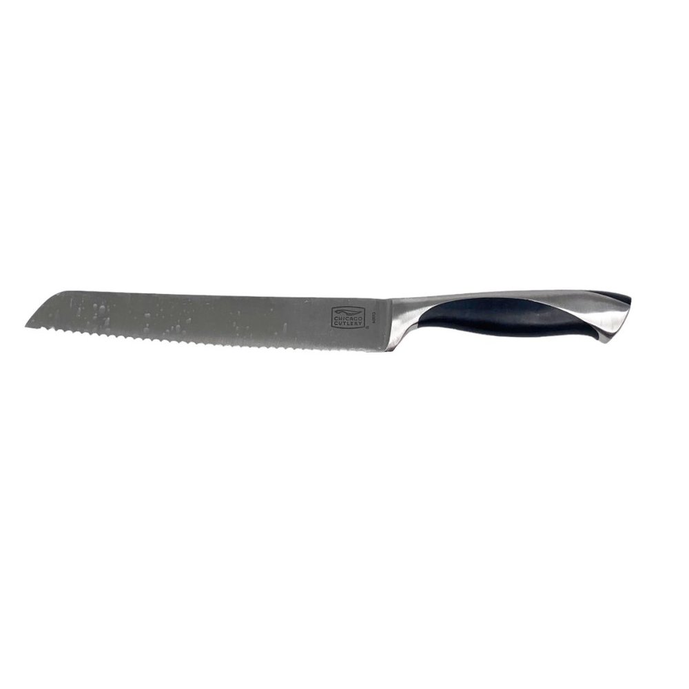 Chicago Cutlery Bread Knife 8” Serrated Blade Stainless Handle Insignia 13" Lg